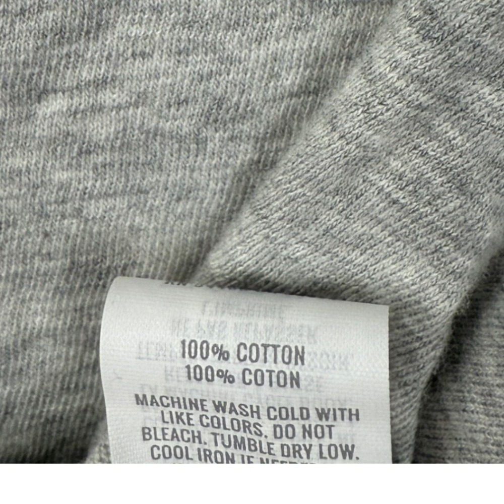 Aerie Womens Heather Gray Cotton Wrap Front Tie Hem Crop Top Tee XS NWT - Picture 8 of 10